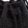 Marc Jacobs Bucket bags Woven Raffia Bucket Bag in zwart - Thumbnail 4