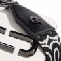 Marc Jacobs Witte Zwarte Schoudertas voor Vrouwen Double J Monogram Leren Crossbody Tas White Dames - Thumbnail 3