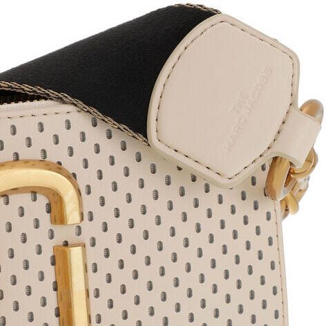 Marc Jacobs Crossbody bags The Perforated Snapshot Crossbody Leather in beige