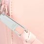 Marc Jacobs Crossbody bags The Snapshot Leather Crossbody Bag in poeder roze - Thumbnail 4