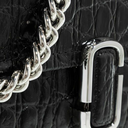 Marc Jacobs Hobo bags The Croc Embossed Mini Shoulder Bag in zwart
