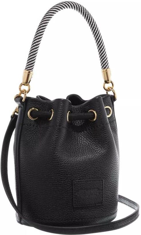 Marc Jacobs Totes The Leather Mini Bucket Bag in zwart