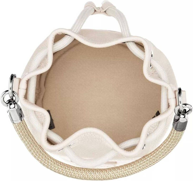 Marc Jacobs Totes The Leather Mini Bucket Bag in crème
