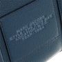 Marc Jacobs Middelgrote Winkeltas met Korrelig Leer en Rits Blue Dames - Thumbnail 4