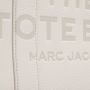 Marc Jacobs Zilveren Leren Medium Tote Tas Beige Dames - Thumbnail 7