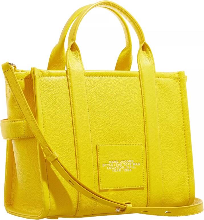Marc Jacobs Totes The Leather Small Tote Bag Leather in geel