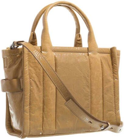 Marc Jacobs Totes The Shiny Crinkle Mini Tote Bag in light brown