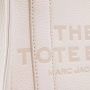 Marc Jacobs Logo Print Leren Micro Tote Tas White Dames - Thumbnail 8
