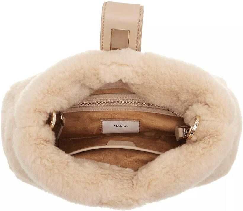 Max Mara Crossbody bags Cuscino Teddy in beige