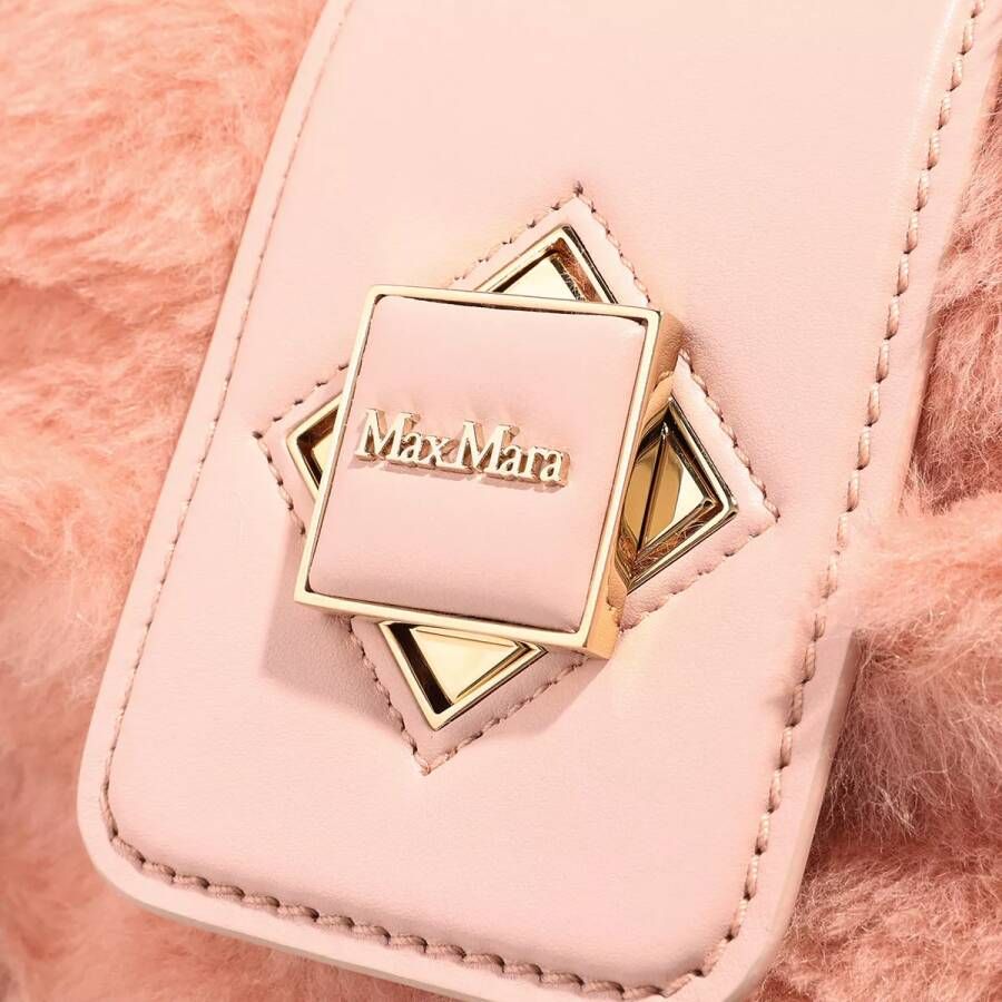 Max Mara Crossbody bags Cuscinoteddy in poeder roze