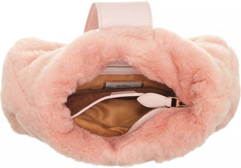 Max Mara Crossbody bags Cuscinoteddy in poeder roze