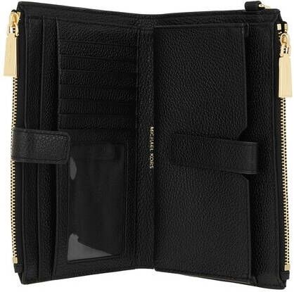 Michael Kors Pochettes Jet Set Double Zip Wristlet in zwart