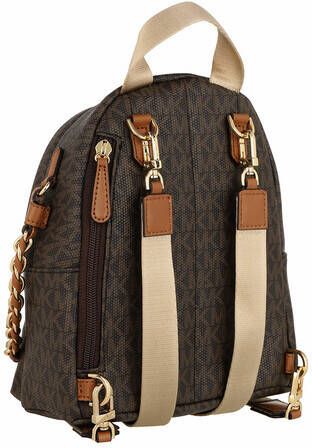 Michael Kors Rugzakken Slater Xs Cnv Messenger Backpack in bruin