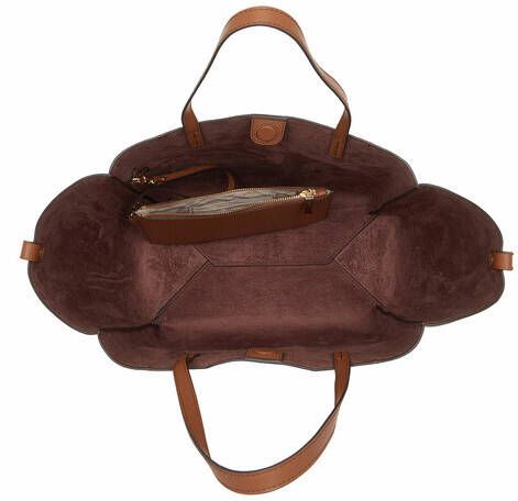 Michael Kors Satchels Freya Large Open Tote Bag in bruin