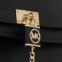 Michael Kors Legacy Zwarte Leren Handtas met Gouden Metalen Details Black Dames - Thumbnail 8