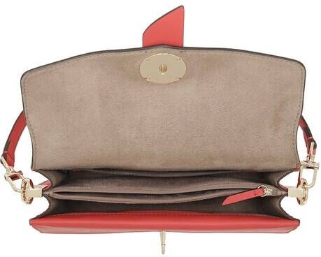 Michael Kors Shoppers Greenwich Medium Shoulder Bag Leather in koraal