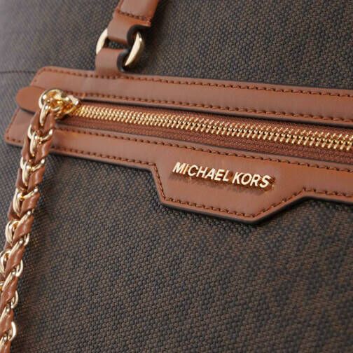 Michael Kors Totes Slater Large Top-Zip Tote in bruin