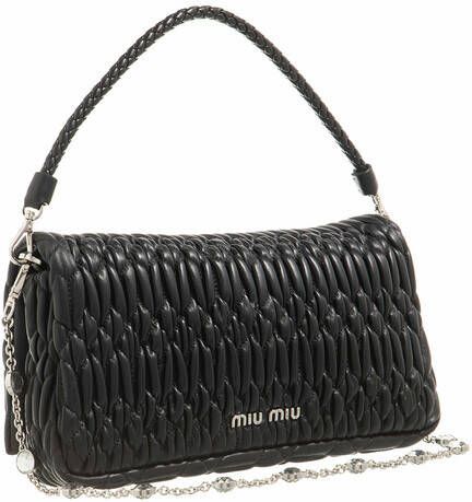 Miu tas met kristallen Zwart - Foto 3