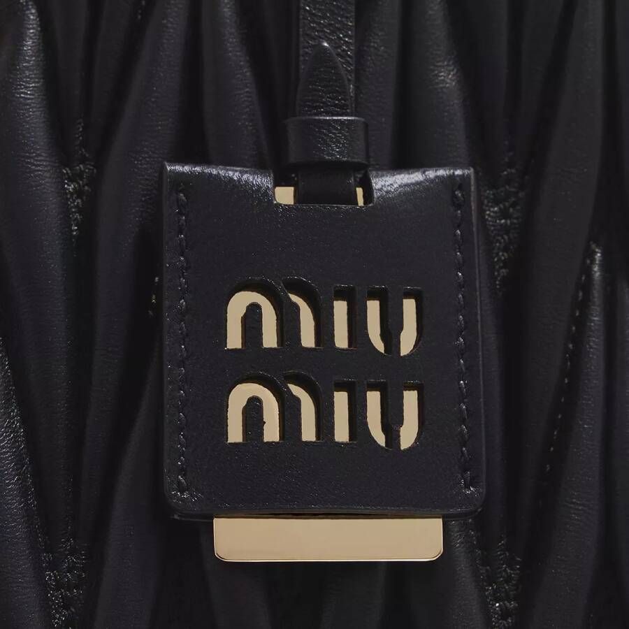Miu Hobo bags Nappa Leather Shopping Bag in zwart