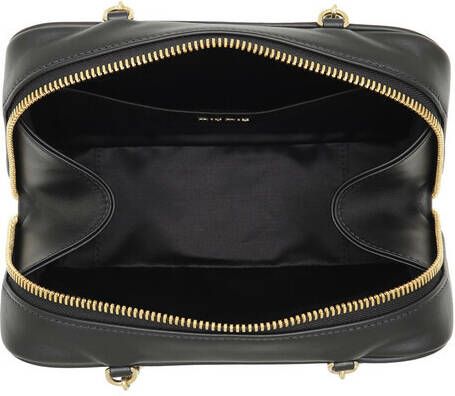 Miu Shoppers & Totes Logo Tote Bag Nappa Leather in zwart