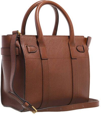 Mulberry Totes Mini Zipped Bayswater Tote Bag in bruin