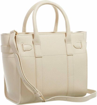 Mulberry Totes Zipped Bayswater Tote Mini in beige