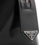 Prada Satchels Small Logo Handle Bag Leather in black - Thumbnail 4