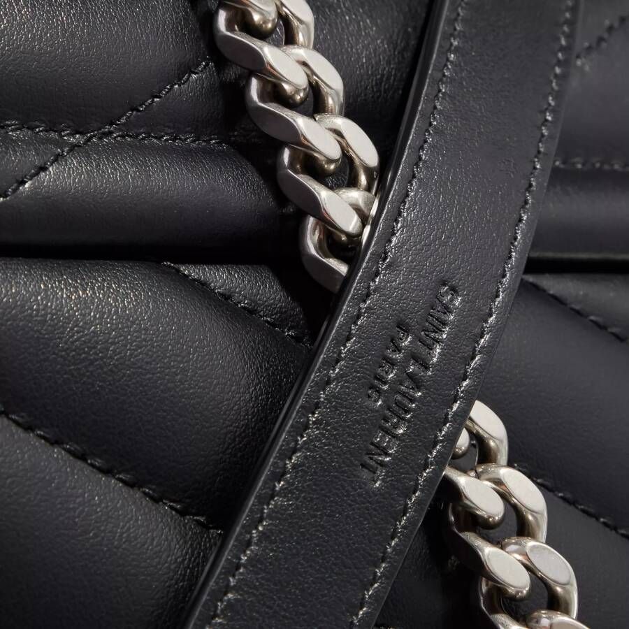 Saint Laurent Crossbody bags Large LouLou Shoulder Bag Matelassé Leather in zwart