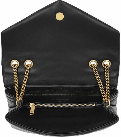 Saint Laurent Crossbody bags LouLou Monogramme Medium Bag Leather in zwart