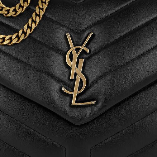 Saint Laurent Crossbody bags LouLou Monogramme Medium Bag Leather in zwart