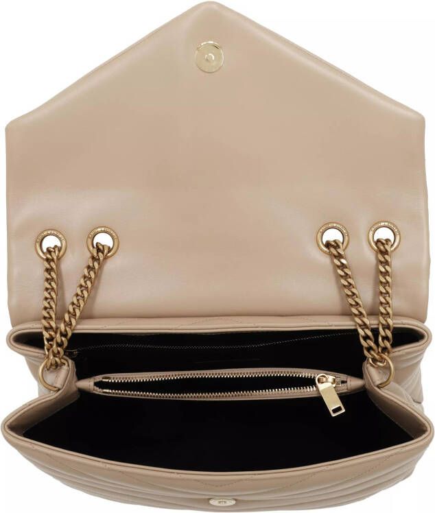 Saint Laurent Crossbody bags LouLou Monogramme Medium Bag Leather in beige