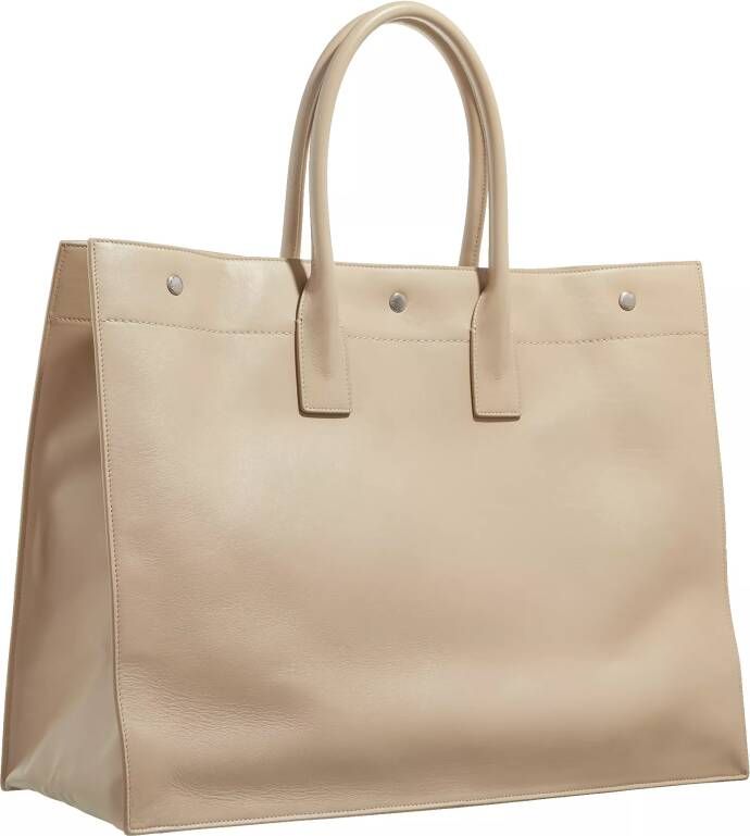 Saint Laurent Totes Large Rive Gauche Tote Bag Leather in beige