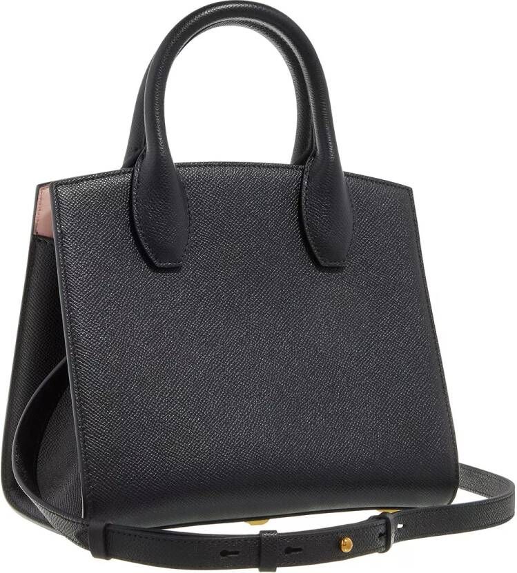 Salvatore Ferragamo Satchels The Studio Leather Handbag in zwart