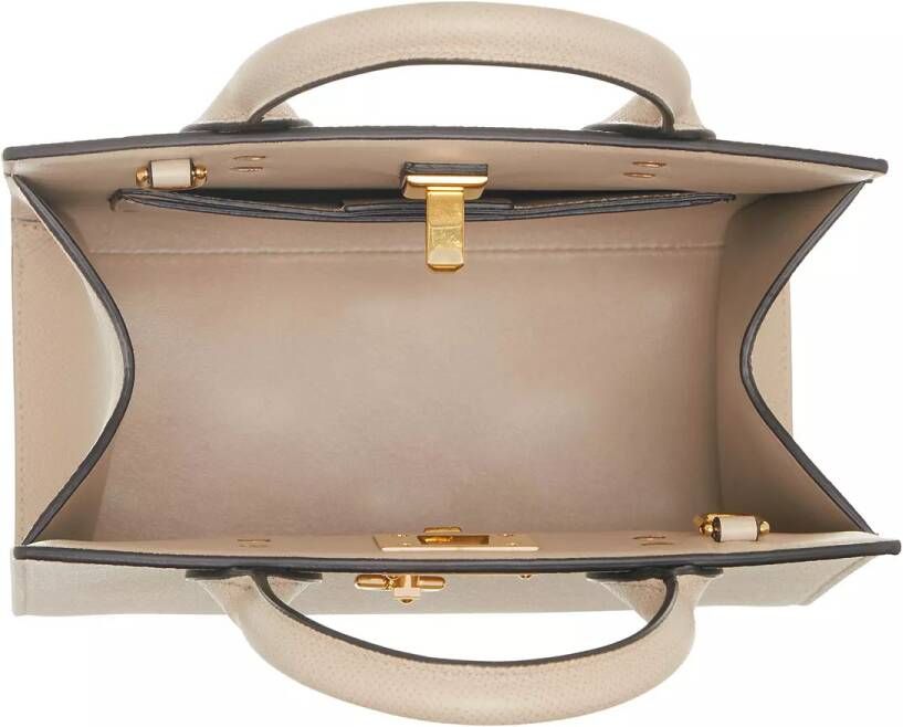 Salvatore Ferragamo Satchels Women Leather Handbag in beige
