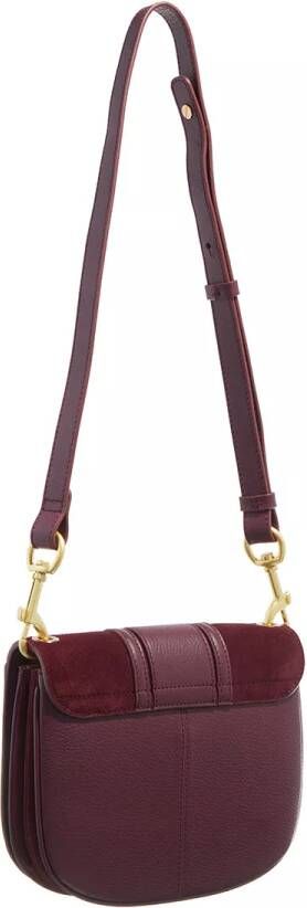 See By Chloé Crossbody bags Hana Crossbody Suede Smooth in rood