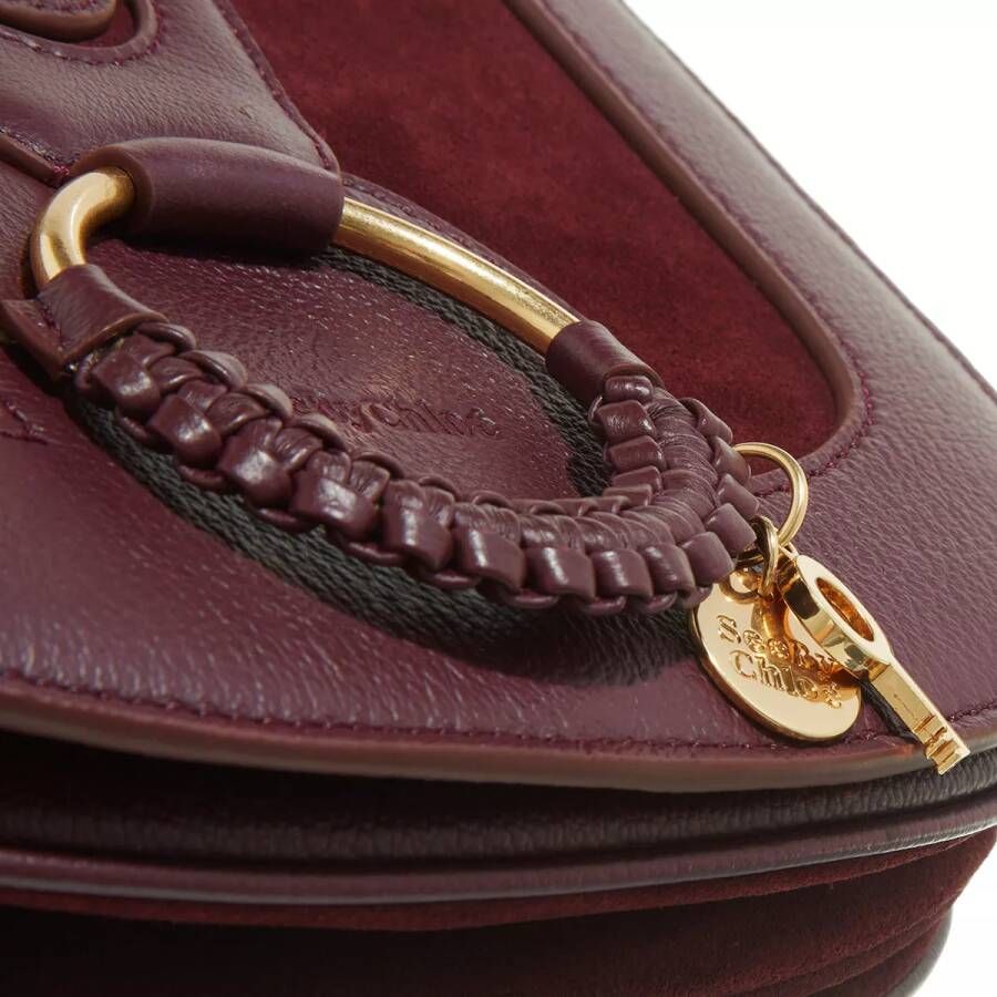 See By Chloé Crossbody bags Hana Crossbody Suede Smooth in rood