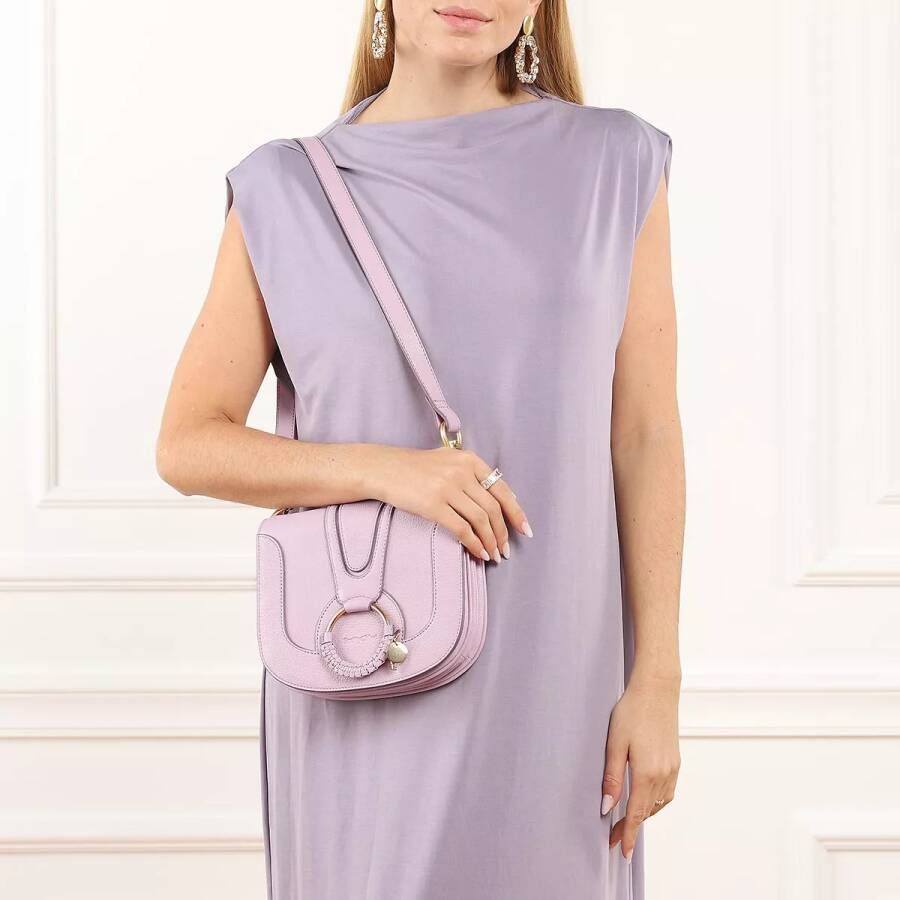 See By Chloé Crossbody bags Hana Medium Crossbody Bag Leather in poeder roze
