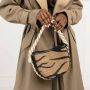 Stella Mccartney Crossbody bags Small Shoulder Bag Rafia Jacquard in bruin - Thumbnail 2