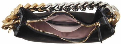 Stella Mccartney Hobo bags Frayme Mini Velvet Bag in zwart