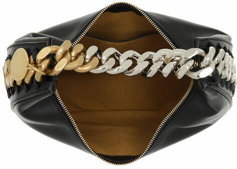 Stella Mccartney Hobo bags Small Frayme Zipit Shoulder Bag in zwart