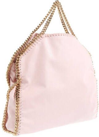 Stella Mccartney Totes Falabella Shaggy Deer S Tote in poeder roze
