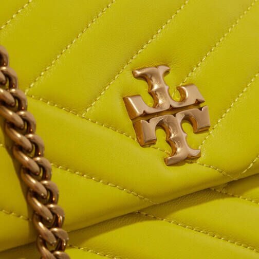 TORY BURCH Crossbody bags Kira Chevron Small Convertible Shoulder Bag in geel