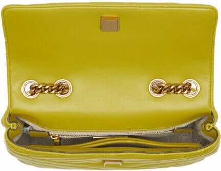 TORY BURCH Crossbody bags Kira Chevron Small Convertible Shoulder Bag in geel