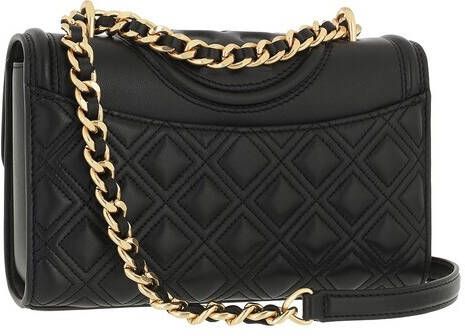 TORY BURCH Shoppers Fleming Small Convertible Shoulder Bag in zwart