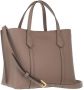 TORY BURCH Totes Perry Small Triple-Compartment Tote in beige - Thumbnail 3