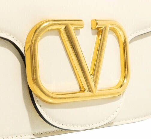 Valentino Garavani Crossbody bags Locò Shoulder Bag Leather in crème