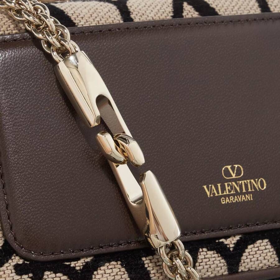 Valentino Garavani Crossbody bags Locò Shoulder Bag Toile Iconographe in beige
