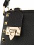 Valentino Garavani Zwarte Leren Tas met Platinum-Finish Studs Black Dames - Thumbnail 4