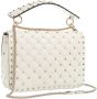 Valentino Garavani Crossbody bags Rockstud Spike Crossbody Bag Medium in crème - Thumbnail 3