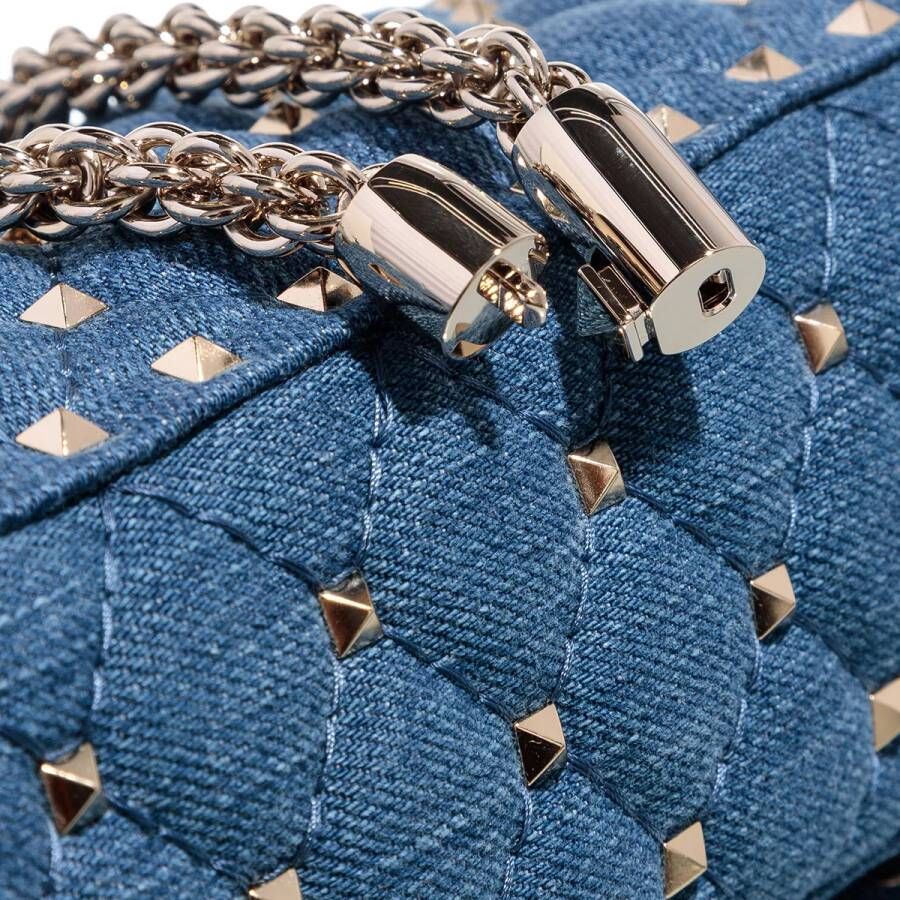 Valentino Garavani Crossbody bags Rockstud Spike Shoulder Bag in blauw